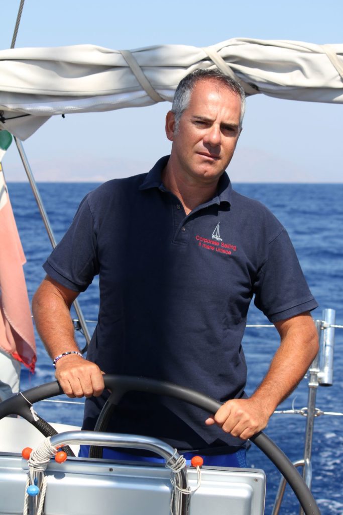 Piero Moschetta - white wake sailing